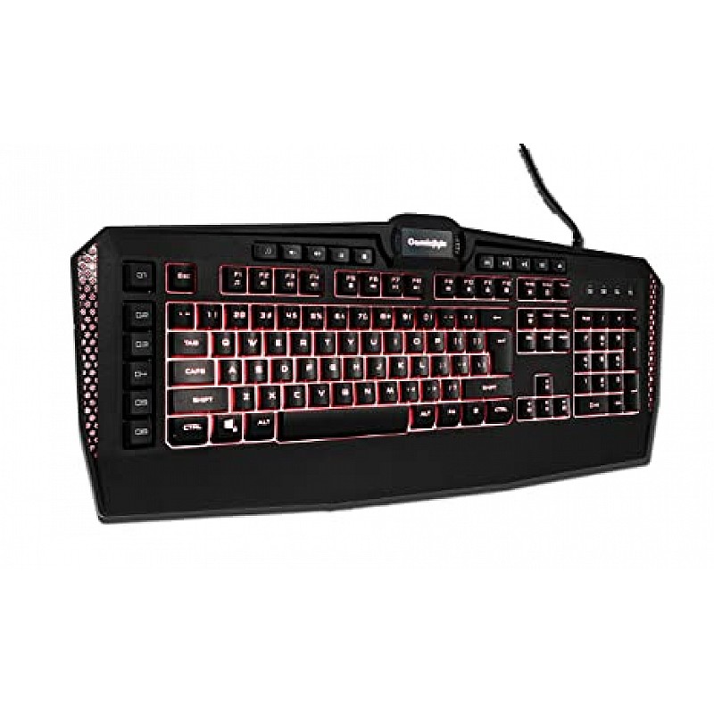 Cosmic Byte CB-Gk-15 Triton Gaming Keyboard, Per Key RGB, 6 Macro Keys, Software (Black)