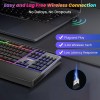 Ant Esports KM500 Pro Backlit Gaming Membrane Keyboard-19 Coating and 3200 DPI Optical Sensor LED Backlit Scroll Wheel Mouse Combo