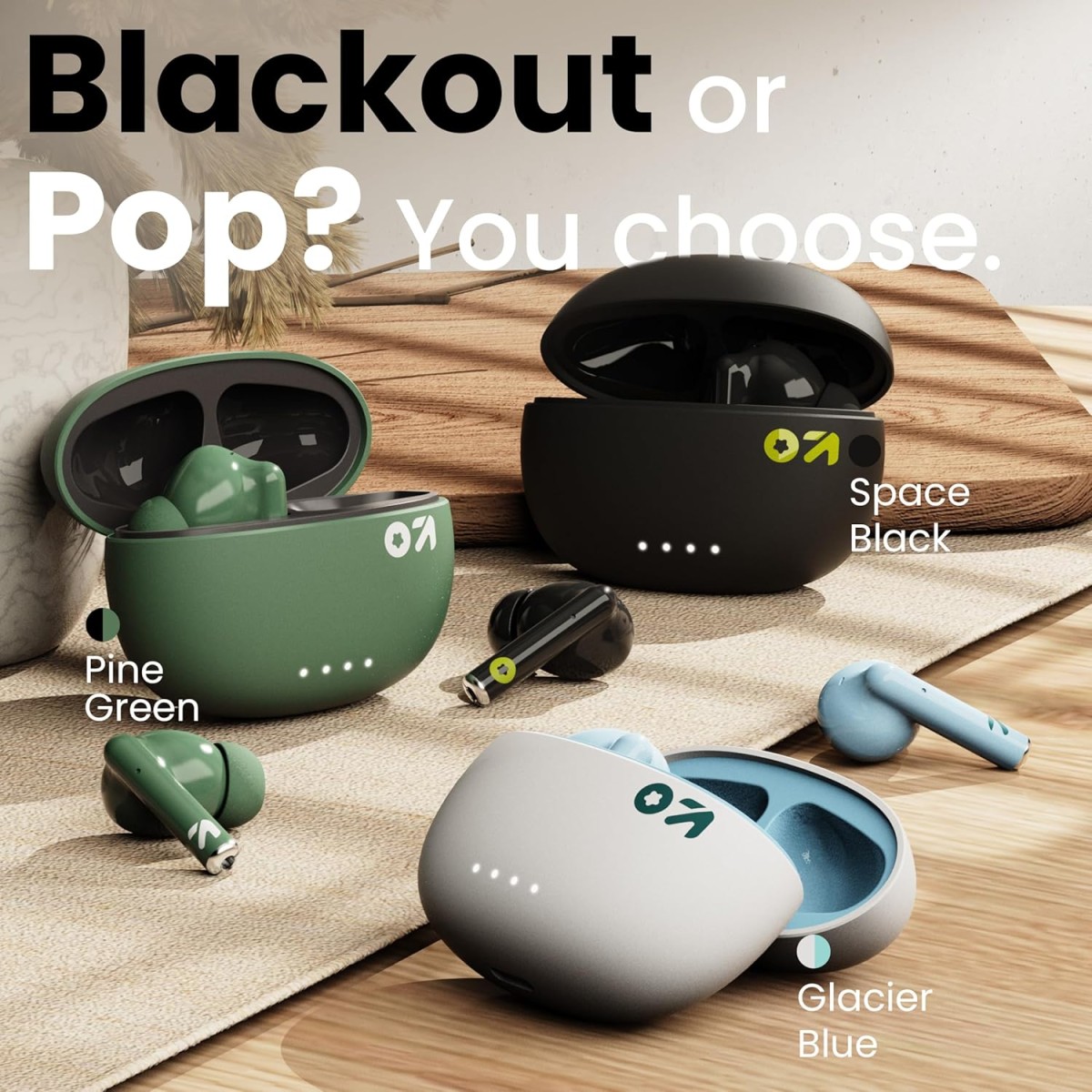 Boult W20 with Zen ENC Mic, 35H Battery Life (Space Black, True Wireless)