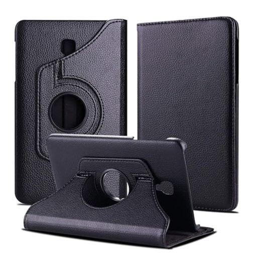 M Cart Synthetic Leather 360 Rotating Flip Back Cover Case for Samsung Galaxy Tab A 8” Inch(SM-T385)