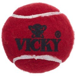 Vicky Rubber Cricket Ball, (Red, Maroon) Standard Size (Set Of 6)