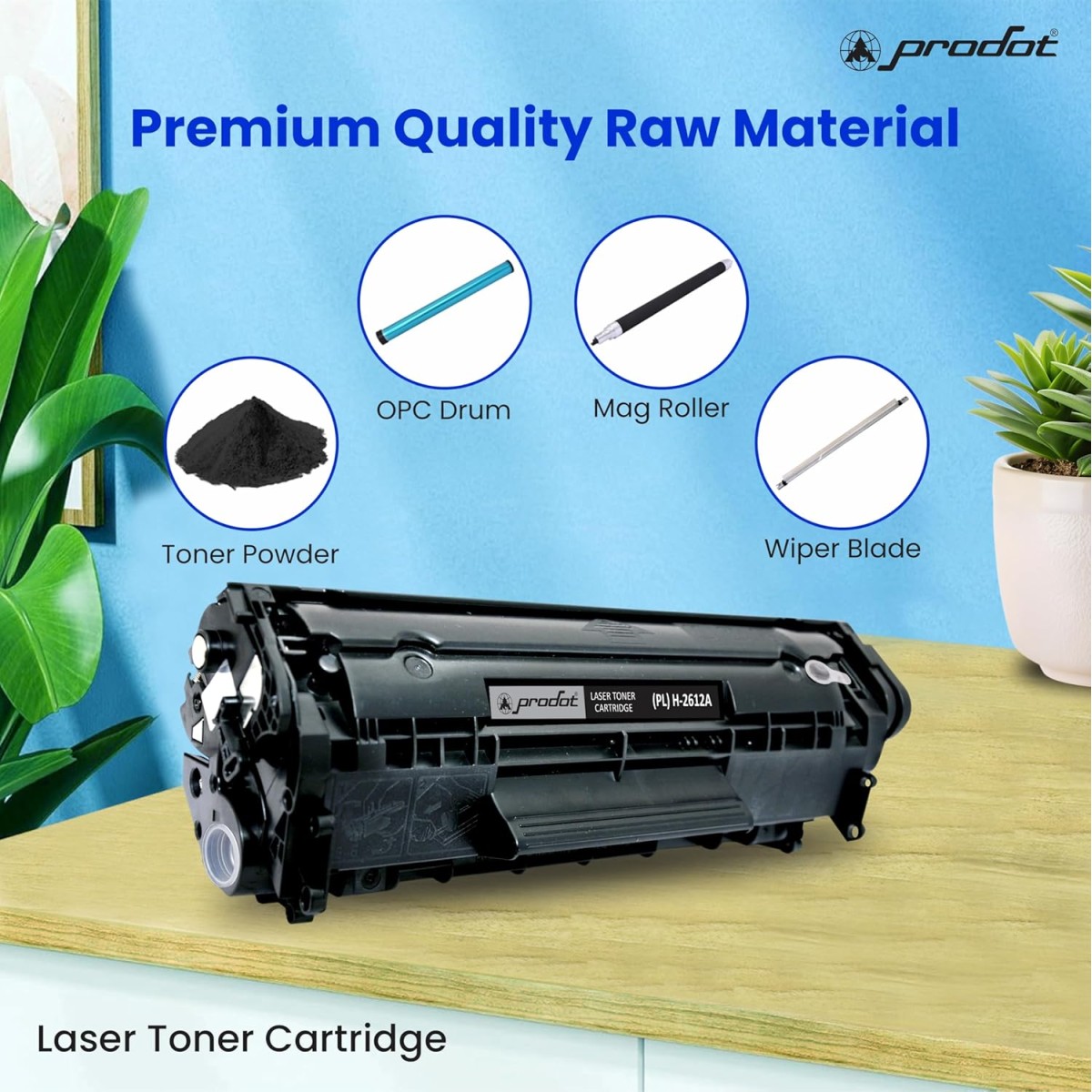 PRODOT 12AProlite Compatible Cartridge For Laser Printer Black Ink Toner