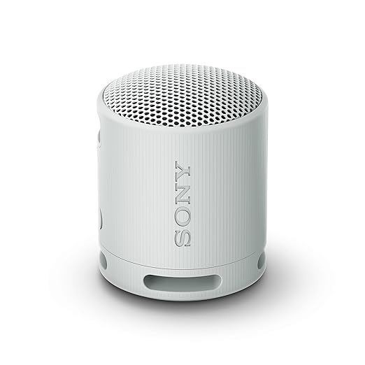 Sony SRS-XB100 Wireless Bluetooth Portable Lightweight Super-Compact Travel Speaker, Extra-Durable IP67 Waterproof & Dustproof, 16 Hrs Batt