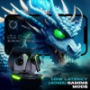 TRIGGR Kraken X2 Gaming Earbuds, TWS Low Latency, ENC Quad 4 Mics with Bluetooth v5.3 Rapid Pairing, 40 Hrs Playtime, IPX4 Water Resistance, Wireless in-Ear Earpods (Black)