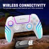 Ant Esports GP400 RGB Wireless Gamepad | Hall Effect Triggers & Joystick | Double Shock, Six-Axis Sensor, Turbo Function