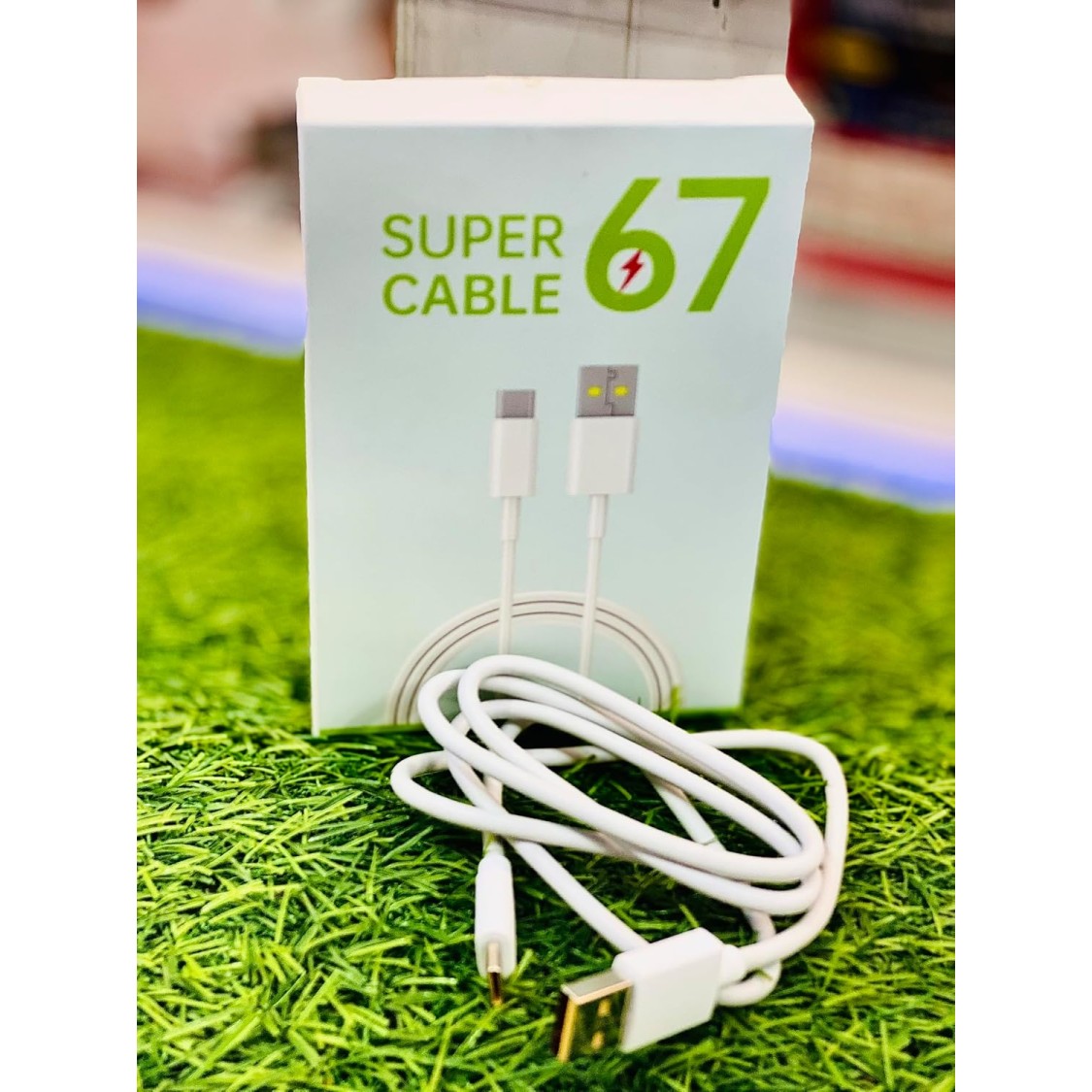 Shkod Super Cable 67, USB A to C Fast Charging Cable, White