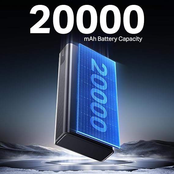 boAt Newly Launched PB435 Turbo 35W Power Bank with 20000mAh Battery, 35W 2-Way Super Fast Charging 12-Layer Smart IC Protection