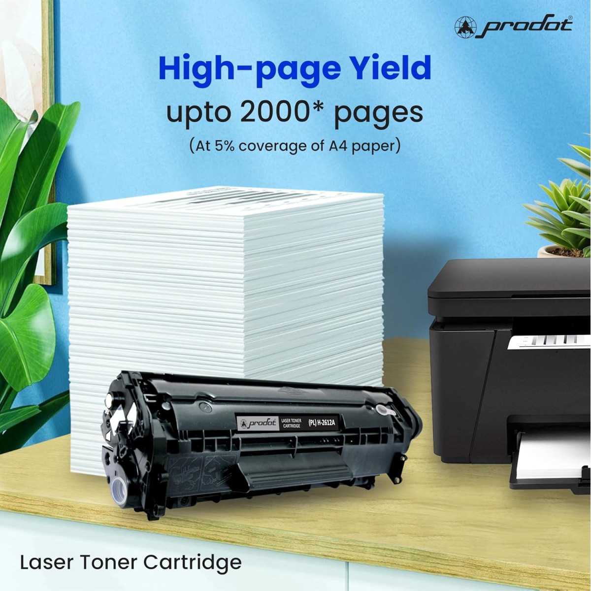 PRODOT 12AProlite Compatible Cartridge For Laser Printer Black Ink Toner