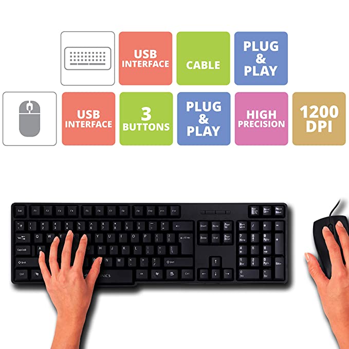 Zebronics JUWDAA 750 Wired Keyboard and Mouse Combo Zebronics JUWDAA 750 Wired Keyboard and Mouse Combo