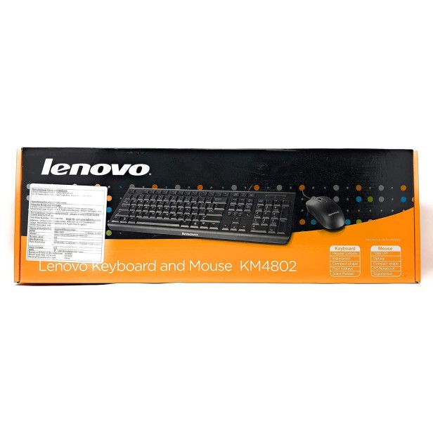 Lenovo KM4802 Wired Keyboard and Mouse Combo Lenovo KM4802 Wired Keyboard and Mouse Combo