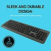 Amkette Wi-Key Plus 2.4 GHz USB Wireless Keyboard & Mouse Combo for PC, Laptop and Devices with USB Support (Grey/Black) 