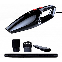 WOSCHER 589 Car Vacuum Cleaner 12V High Power 100W Handheld Portable Car Vacuum for Deep Cleaning| 4500PA Powerful Suction,10 Ft Cord, HEPA-Filter