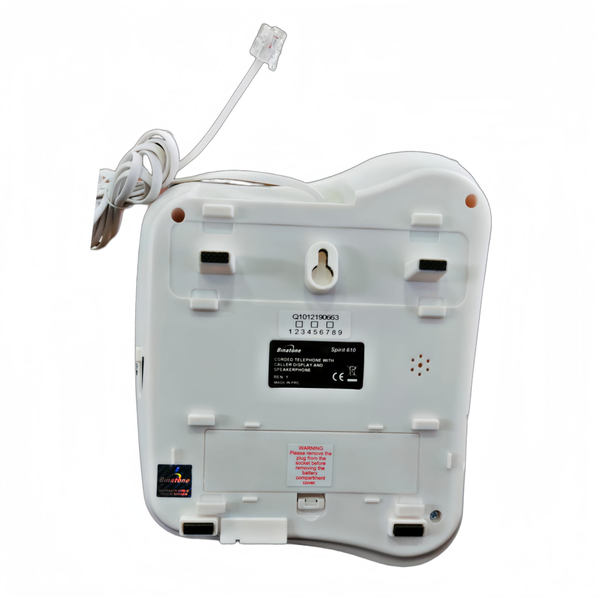 Binatone Spirit 610 Corded Telephone White