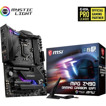 MSI MPG Z490 Gaming Carbon Wi-Fi ATX Gaming Motherboard