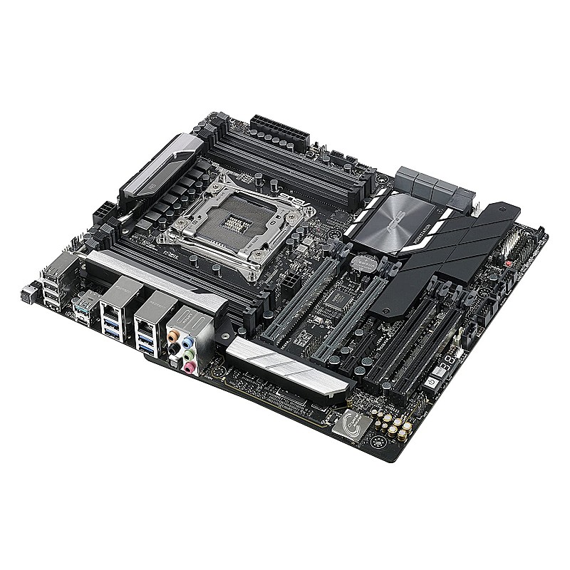 ASUS WS X299 PRO/SE Intel LGA 2066 ATX motherboard with DDR4 4133MHz, dual M.2 and M.2 heatsink, U.2, USB 3.1 Gen 2 connectors