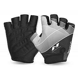 Nivia dynamic Sports Gloves Extra Comfort Step out And Play (Black Grey)