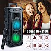 Modernista SoundBox 1100 Bass Boosted 40Watt PMPO Wireless Bluetooth Party Speaker with Wired