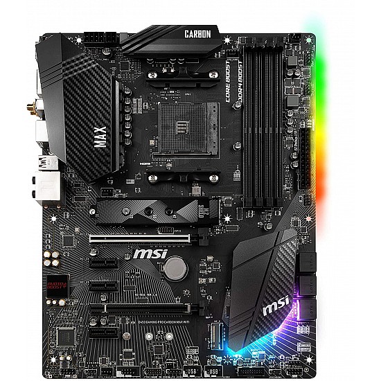 Msi B450 Gaming pro carbon max wi-fi amd motherboard amd ryzen 5000&3000 desktop ready