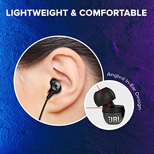 JBL C100SI by Harman In-Ear Deep Bass Headphones with Mic (Black) JBL C100SI by Harman In-Ear Deep Bass Headphones with Mic (Black)
