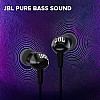 JBL C100SI by Harman In-Ear Deep Bass Headphones with Mic (Black)