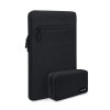 Alifiya Polyester MacBook Laptop Sleeve Cover Bag 16 Inch with Charger Pouch Black