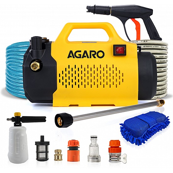 AGARO Elite High Pressure Washer, 240 Bars, 2400 Watts, 10 Meters Outlet Hose, Pressure Washer