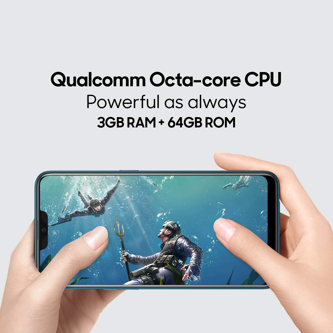 OPPO A7 (Glaze Blue 4GB RAM 64 GB Storage refurbished