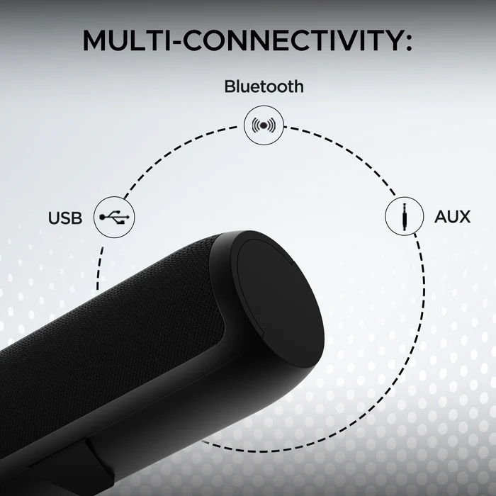 boAt Aavante Bar 610 Bluetooth Soundbar with 25W RMS Signature Sound, 2.0 Channel with Dual Passive (Charcoal Black) boAt Aavante Bar 610 Bluetooth Soundbar with 25W RMS Signature Sound, 2.0 Channel with Dual Passive (Charcoal Black)