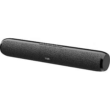 boAt Aavante Bar 590 with 25W RMS, Dual Passive Radiatior & 7 Hours Playback 25W Bluetooth Soundbar (Pebble Black, 2.0 Channel)