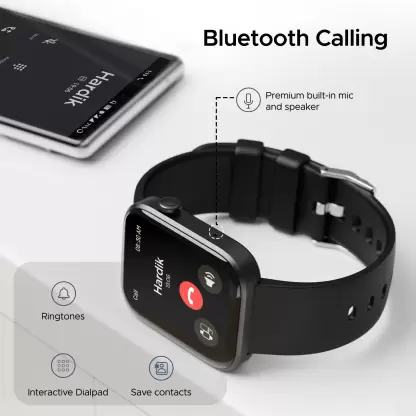 boAt Storm Call 2 1.83'' HD Display,BT Calling,boAt Coins & DIY Watch Face Studio Smartwatch (Black Strap, Free Size) boAt Storm Call 2 1.83'' HD Display,BT Calling,boAt Coins & DIY Watch Face Studio Smartwatch (Black Strap, Free Size)