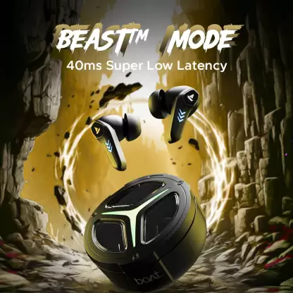 boAt Immortal 171 with Beast Mode(Low Latency) (Black Sabre, True Wireless) boAt Immortal 171 with Beast Mode(Low Latency) (Black Sabre, True Wireless)