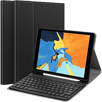 Aboutthefit iPad 10.2 9th 8th 7th Generation Keyboard Case - Smart Case with Wireless Keyboard 