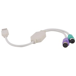 AD NET USB to PS/2 Converter Cable