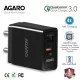 AGARO - 33271 3.1 Amp Dual Port Smart Wall Charger for All Smartphones & Tablets