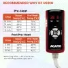 AGARO 683 Stone Hexa Diamond Tourmaline FAR Infrared Ray Therapy Heating Mat, Helps in Muscular and Circulatory Treatment Naturally, Size 60x180 cm, Temperature Controller Max 70C, Overheat Protection