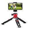 AGARO Adjustable Camera Tripod Stand with Mobile Phones Clip & Camera Holder, Supports Up to 3 Kgs, 66 inches Tall