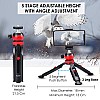 AGARO Adjustable Camera Tripod Stand with Mobile Phones Clip & Camera Holder, Supports Up to 3 Kgs, 66 inches Tall