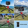 AGARO Adjustable Camera Tripod Stand with Mobile Phones Clip & Camera Holder, Supports Up to 3 Kgs, 66 inches Tall