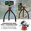 AGARO Adjustable Camera Tripod Stand with Mobile Phones Clip & Camera Holder, Supports Up to 3 Kgs, 66 inches Tall