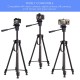 AGARO Adjustable Camera Tripod Stand with Mobile Phones Clip & Camera Holder, Supports Up to 3 Kgs, 66 inches Tall