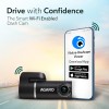 AGARO Alpha Car Dash Camera, Dashboard Recorder, 3MP, 140 Degree Wide Angle, F2.1 Aperture, Full HD, Voice Recorder, 128 GB Micro SD Card Support, Night Vision, G Sensor, Wifi, Loop Recording, DIY Set Up