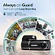 AGARO Alpha Car Dash Camera, Dashboard Recorder, 3MP, 140 Degree Wide Angle, F2.1 Aperture, Full HD, Voice Recorder, 128 GB Micro SD Card Support, Night Vision, G Sensor, Wifi, Loop Recording, DIY Set Up