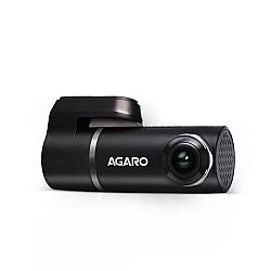 AGARO Alpha Car Dash Camera, Dashboard Recorder, 3MP, 140 Degree Wide Angle, F2.1 Aperture, Full HD, Voice Recorder, 128 GB Micro SD Card Support, Night Vision, G Sensor, Wifi, Loop Recording, DIY Set Up