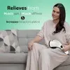 AGARO Atom Plus Handheld Massager, 4 Heads, Mesh Cover, Variable Speed, Pain Relief & Relaxation for Back, Legs & Feet