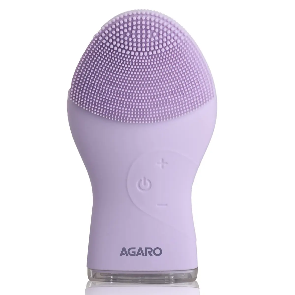 AGARO CM2107 Sonic Facial Cleansing Massager, Soft Silicone Facial Cleansing Brush for Deep Cleansing, Skin Care, Gentle Exfoliating & Massaging, Waterproof & Dustproof, Vibrating Facial Brush, Purple