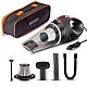 AGARO CV1077 Car Vacuum Cleaner, Portable, Handheld,12V DC /110W, 4.5KPA Power Socket, 14.7ft Long Cord, Stainless Steel Filter, Black