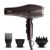 AGARO HD-1130 2000 Watts Professional Hair Dryer with AC Copper Motor, Concentrator, Diffuser, Comb, Hot & Cold Air, 2 Speed 3 Temperature Settings with Cool Shot, For both Men & Women, Black