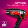 AGARO HD1177 Hair Dryer with 1000 Watts Copper Motor, 2 Speed & Temperature Settings,Foldable Handle, For both Men & Women, Black & Red