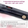 AGARO Hair Straightener, Ceramic Coated Plates, Adjustable Temperature, PTC Heating, Fast Heating, Hair Straightening, Hair Styling Iron For women, HS1947, Black
