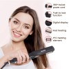 AGARO Hair Straightener, Ceramic Coated Plates, Adjustable Temperature, PTC Heating, Fast Heating, Hair Straightening, Hair Styling Iron For women, HS1947, Black